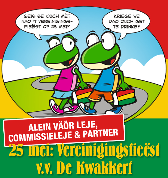 Gaef dich op väör 11 mei 2013