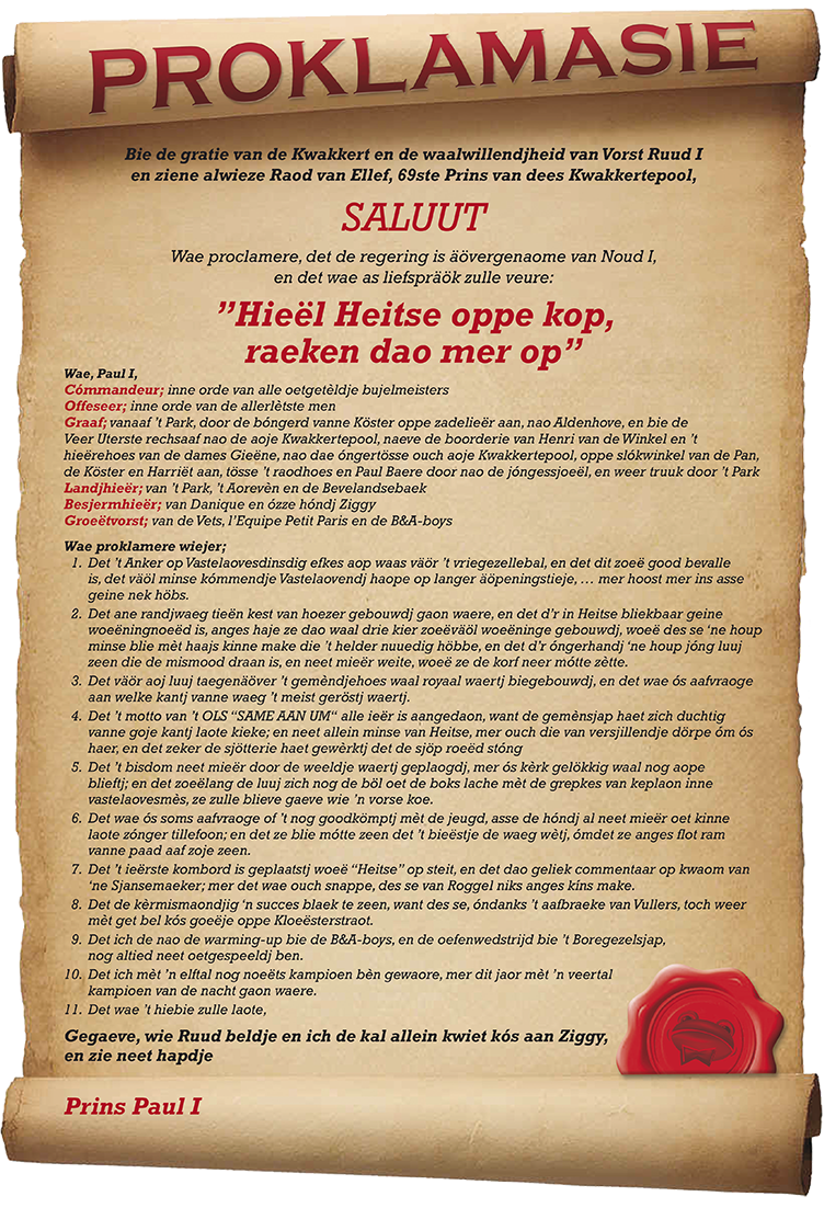 Proklamasie Prins 2025-2026